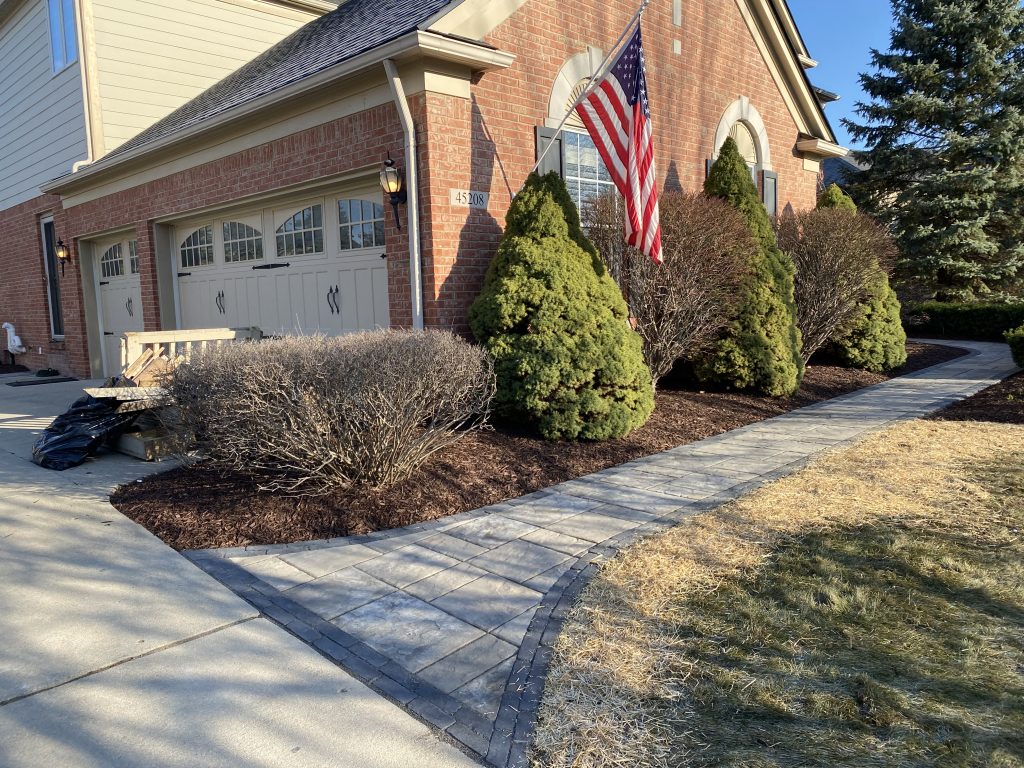 northville front yard renovation