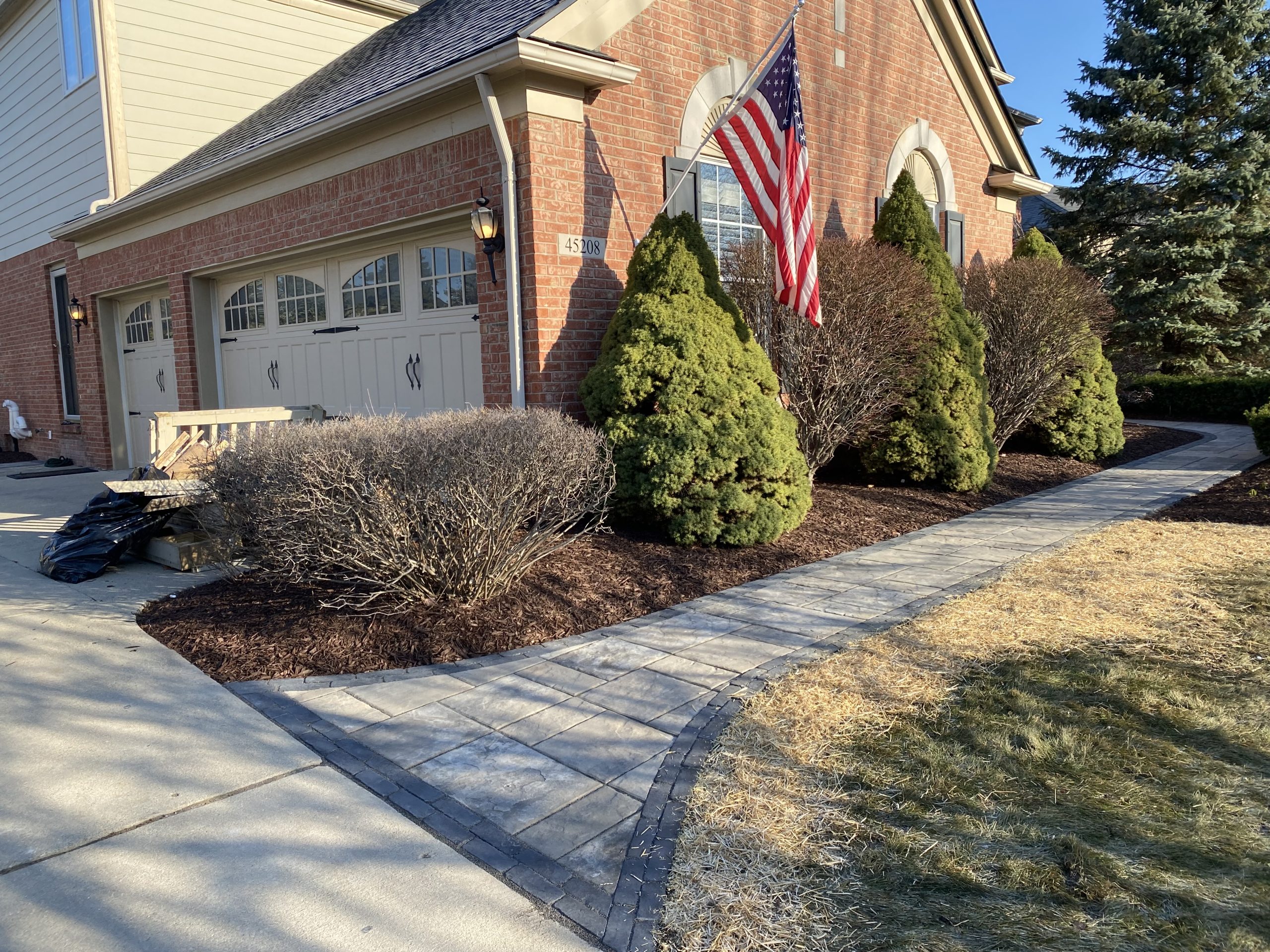 northville front yard renovation