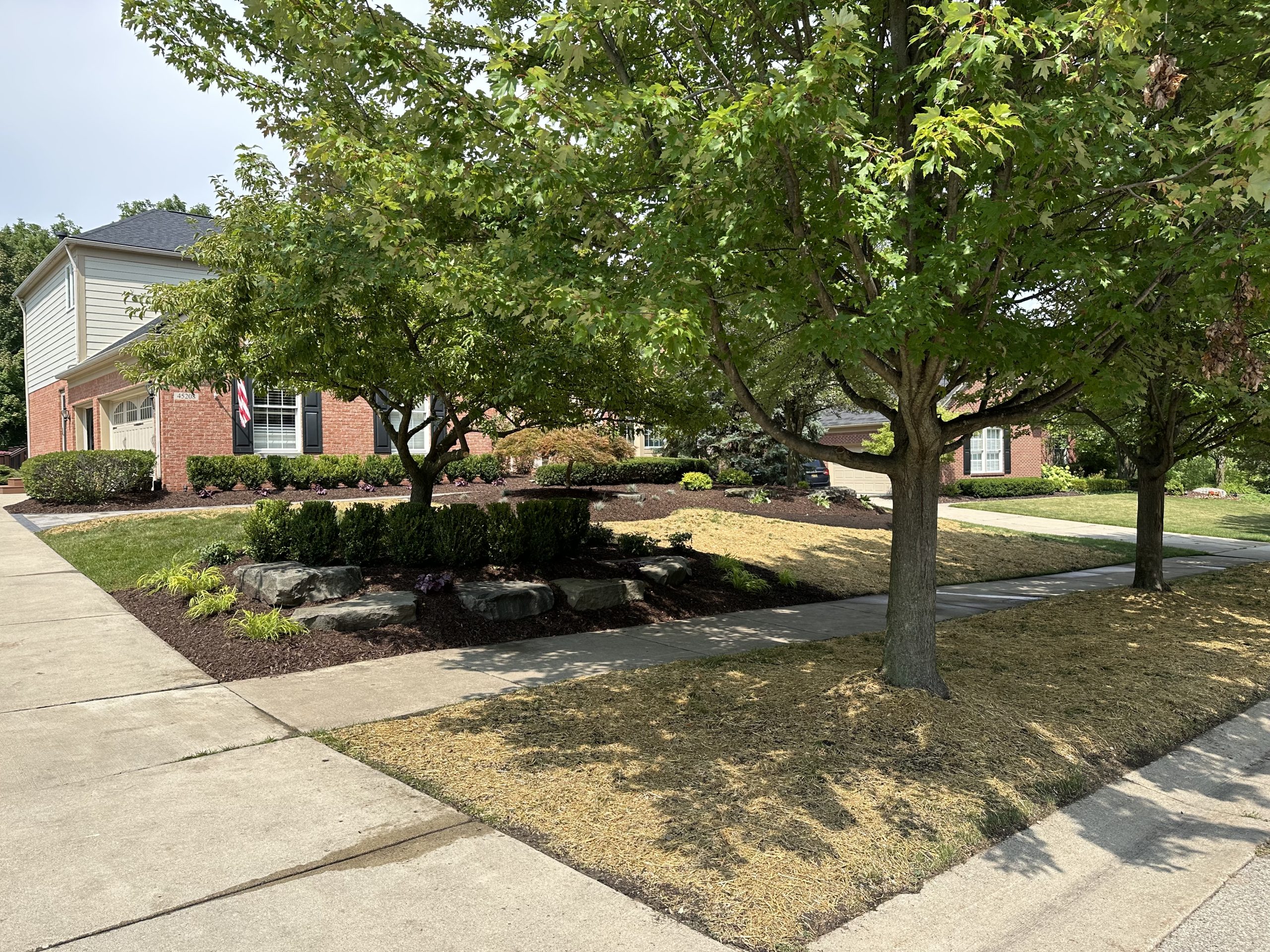 northville front yard renovation