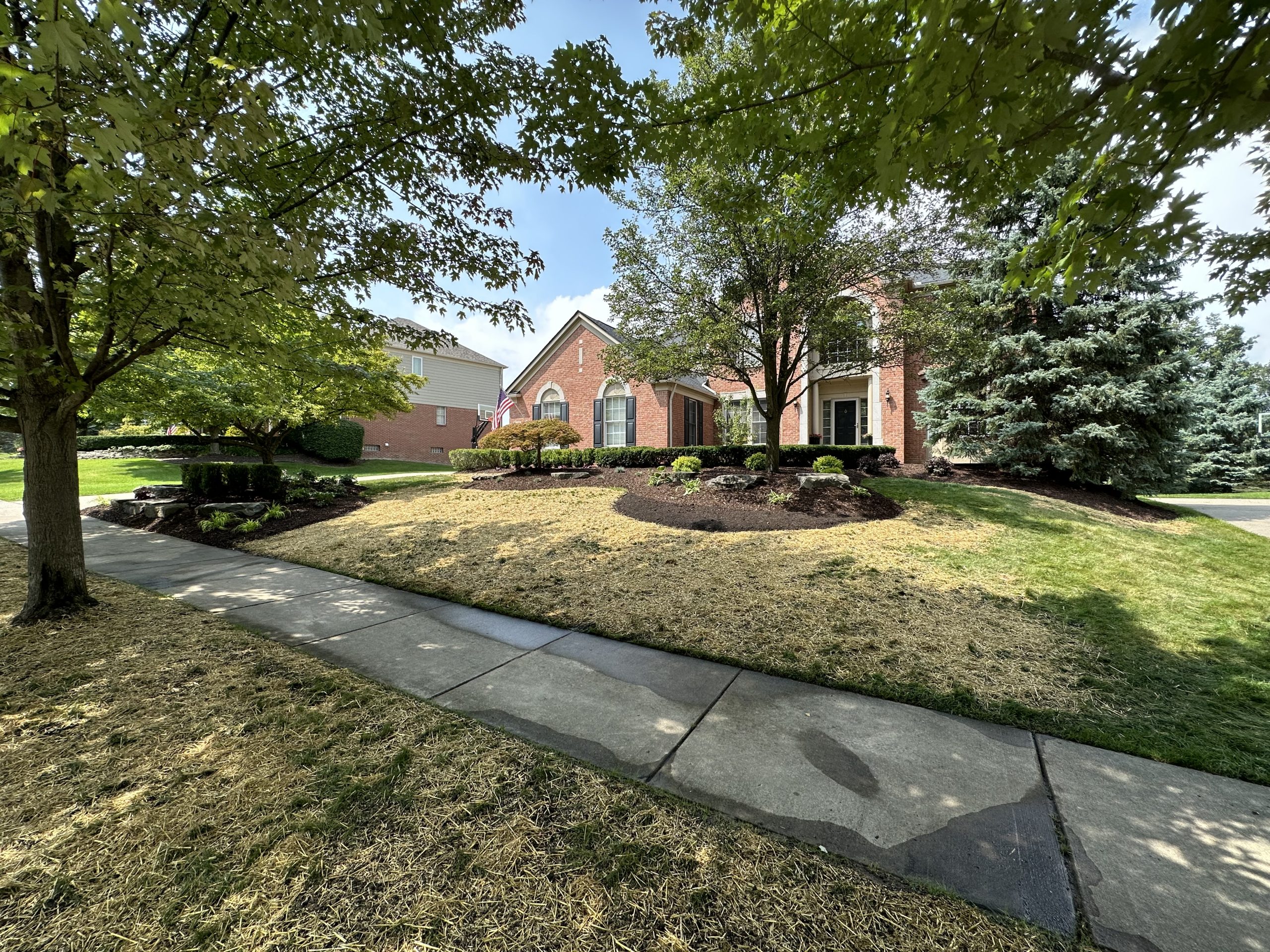 northville front yard renovation