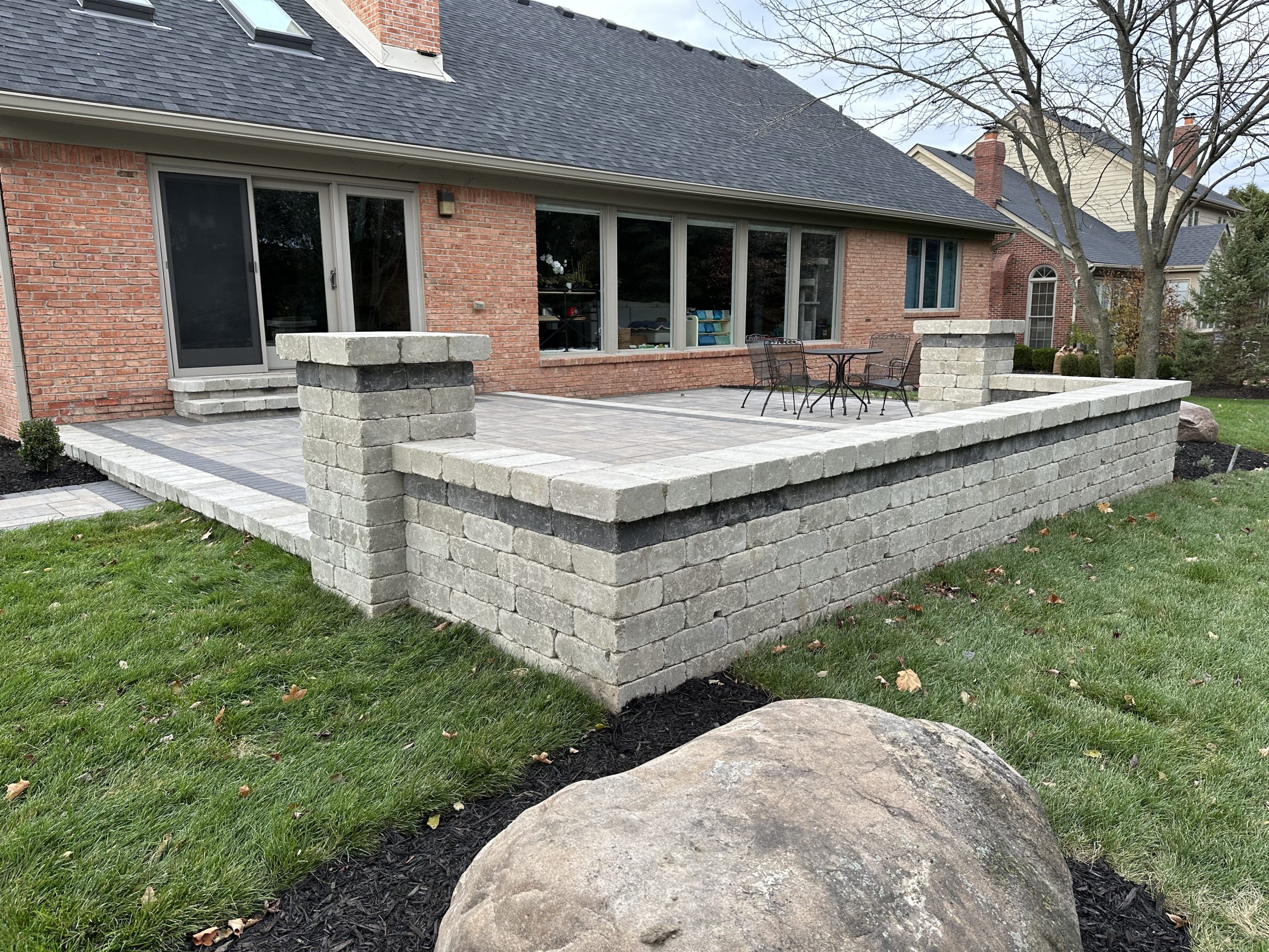 northville renovation and patio