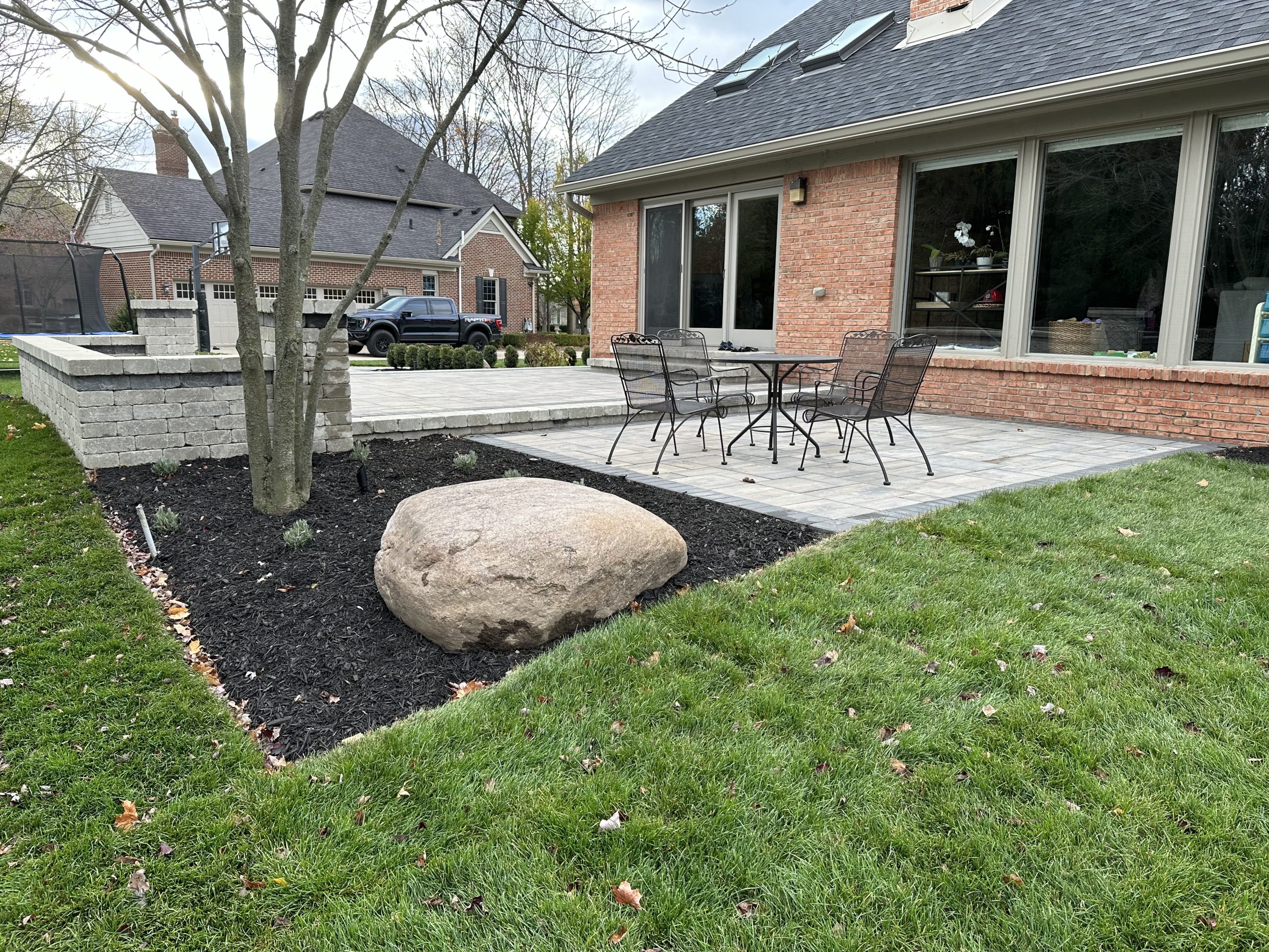 northville renovation and patio