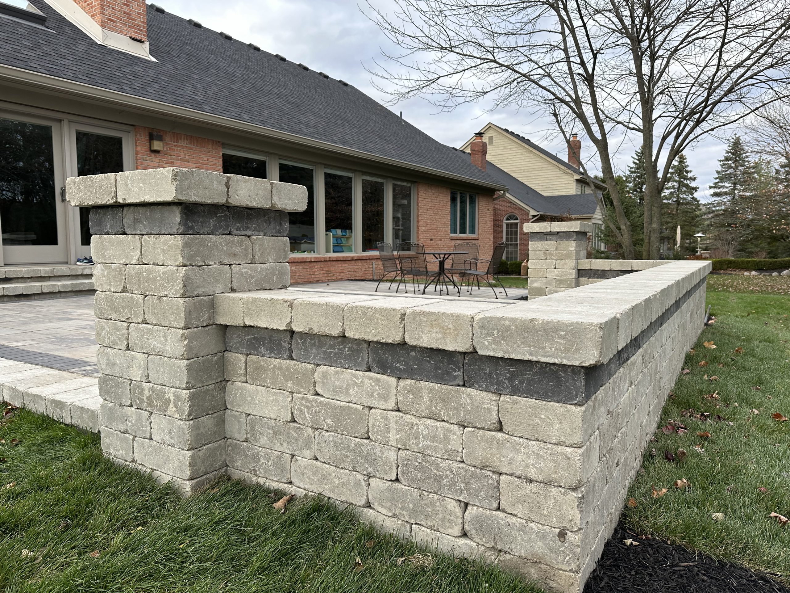 northville renovation and patio